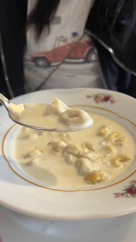 I tortellini con la panna di affioramento che mettono tutti d'accordo.